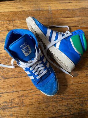 High Top Adidas "Top Ten" Basketball Sneakers